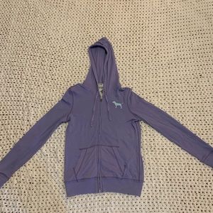 PINK purple hoodie. Peace. Size small